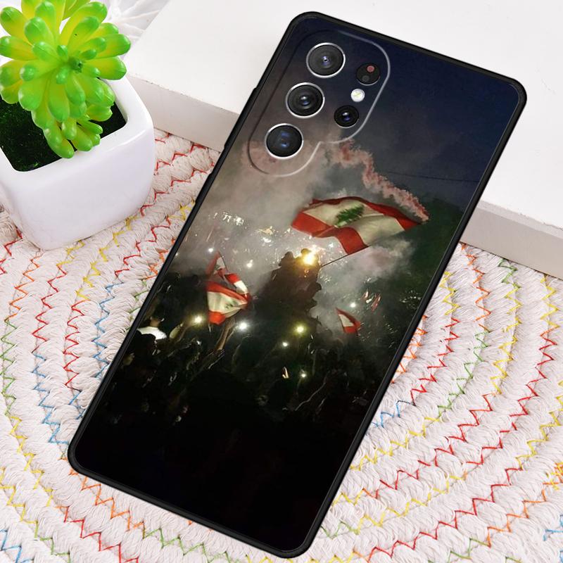 Силиконовый чехол для телефона с флагом Ливана для Samsung Galaxy note 10 pro S26 S25 S24 S23 S22 S21 Plus S25Ultra Capa Cover