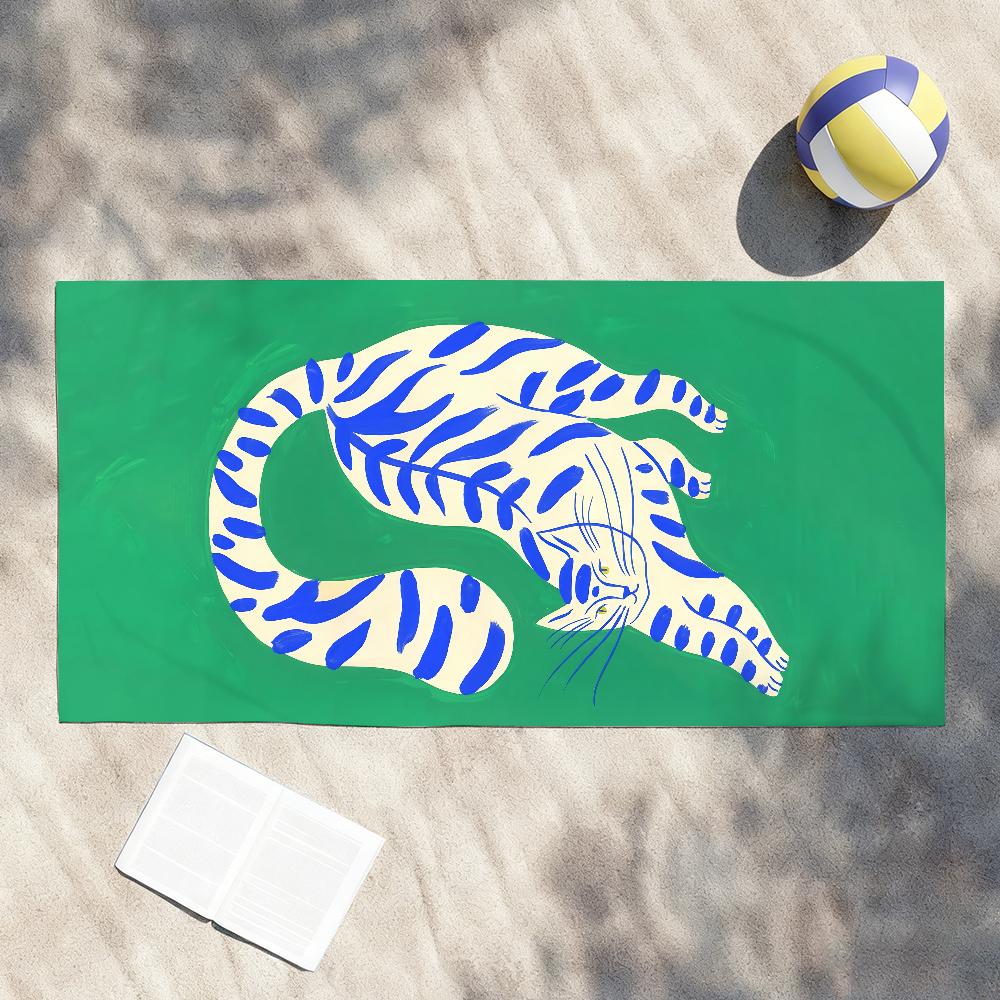 Nordic Animal Minimalist Towel Shower Sauna Travel Spa Quick Dry Gym Accessories Soft Large Beach Towels