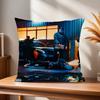 Comfortable soft Pillow Omerta Case for Sofa Living Room Home office M-Maes Decor and Singer Protective Covers