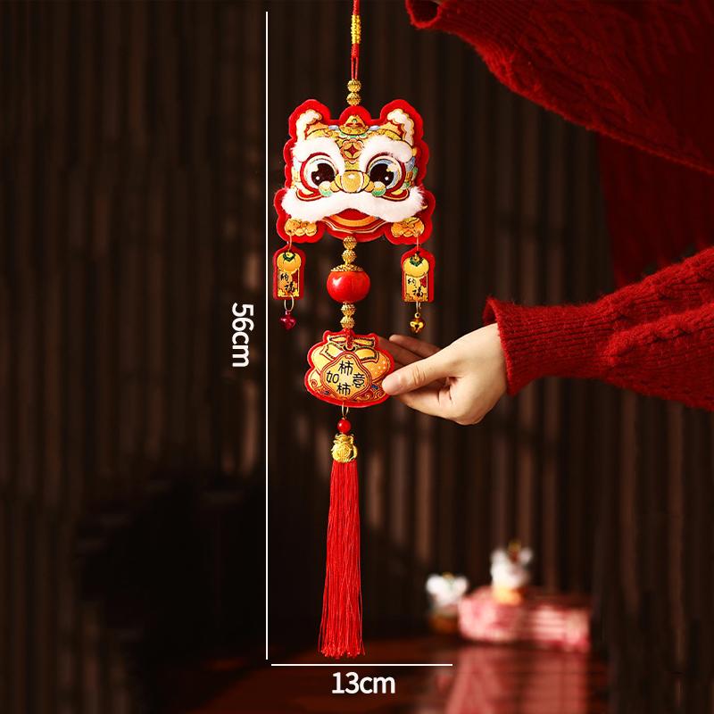 Spring Festival Hanging Pendent Horse New Year Tassel Pendant Festive Atmosphere Ornaments Decor Spring Festival Supplies
