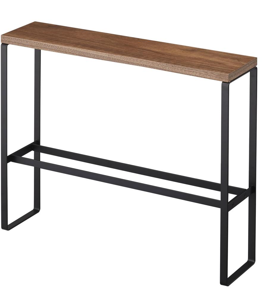 Yamazaki 5153 Slipper Rack with Top Board, Black, W50XD12XH41cm, Tower, Small Items, Entrance Storage, Slippers Storage