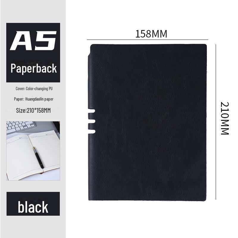 A5 Custom Hollow Sheep Leather Soft Notebook with Logo