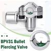 Alloy Refrigerator Tap Valve HVA Needle Air Conditioning Valve BVP-31 Zinc Line Piercing Valve Kit Fluoride Needle Valve Tool