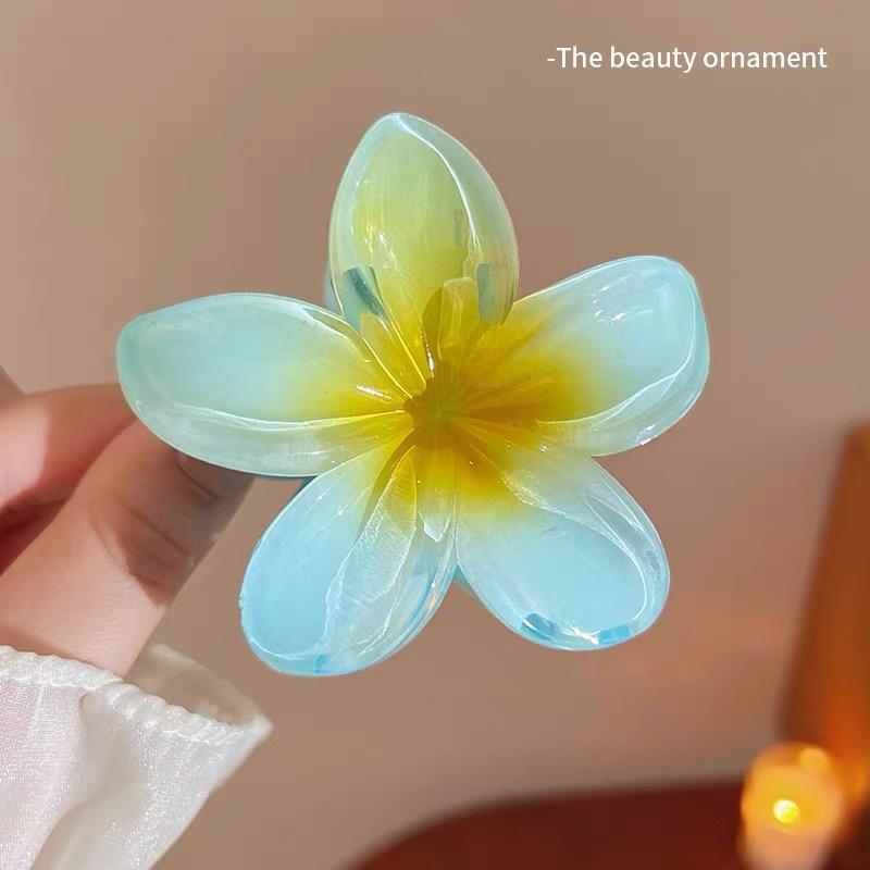 Весенне-летняя цветочная заколка для волос: Дизайн «Лилия, Роза и Гибискус»