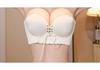 Женский strapless push-up бандо бюстгальтер, противоскользящий, бесшовный, для маленькой груди