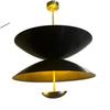 Black Pendant Lighting Fixture Modern Ceiling Industrial Hanging Light for Kitchen, Dining Room, Living Room Décor 50.8 X 60.96 Cm