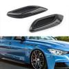 6X 3D Shark Gill Car Side Fake Vent Sticker Carbon Fiber Look Decoration Sticker
