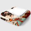 Little Couple thin Flannel Blanket for Bedrooms,Living Rooms,Sofas Blankets,Lunch Breaks,Picnics,blankets fluffy blanket