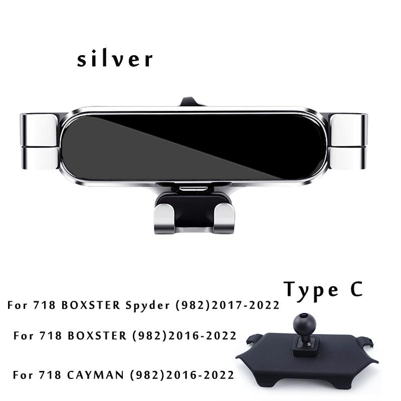 Car Phone Mount Holder For Porsche 718 Boxster Spyder 982 Panamera 971 Macan 95b Cayenne 92A Coupe 9YB Interior Accessories