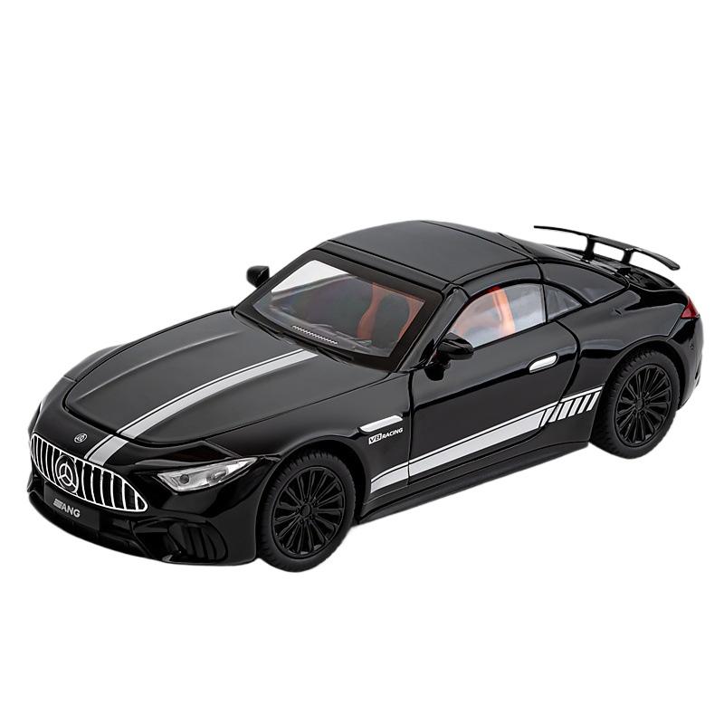 Новая 1/22 Бенц SL63 Суперкар Сплав Модель Машинки Игрушка Литье под Давлением Металлическое Литье Звук и Свет Машинки Игрушки для Детей Транспортное средство