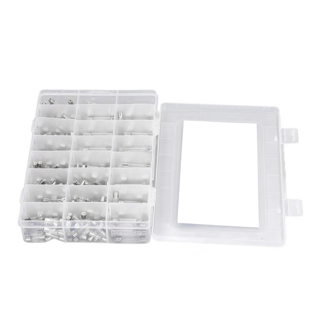 360 шт. Стеклянный предохранитель 0,25 А?Набор из 20А 24 типов 6x30мм 5x20мм для защиты цепей