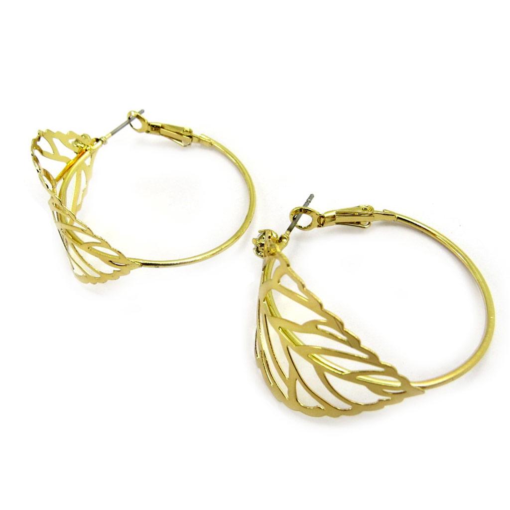 Les Trésors De Lily [L4267] — Золотые серьги-кольца «Хореография»