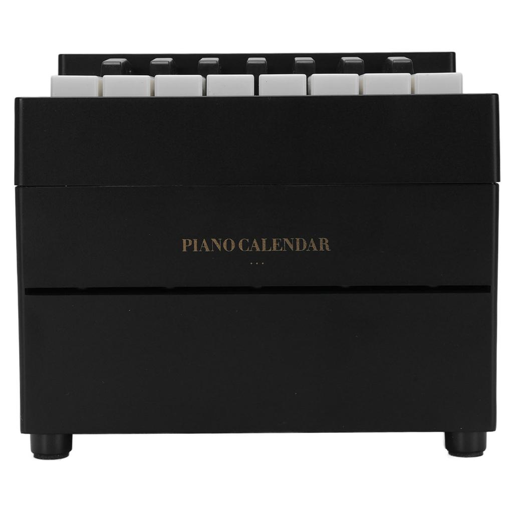 Piano Desk Calendar 2025 Bluetooth Time Date Display Playable Piano Calendar Gift with 27 Cards