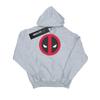 Marvel Женская толстовка с капюшоном Deadpool, большой чистый логотип
