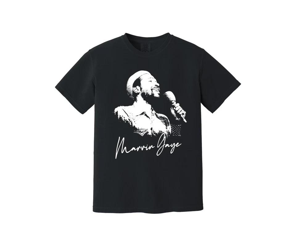 Marvin Gaye Heavyweight T-shirt - Motown 70s Soul Singer - What's Going On, Soul