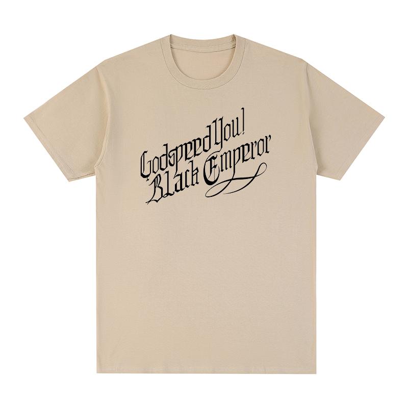 Godspeed You Black Emperor Винтажная футболка Модная Повседневная Уличная одежда Музыка Хлопок Мужская футболка Новая Футболка Женские топы