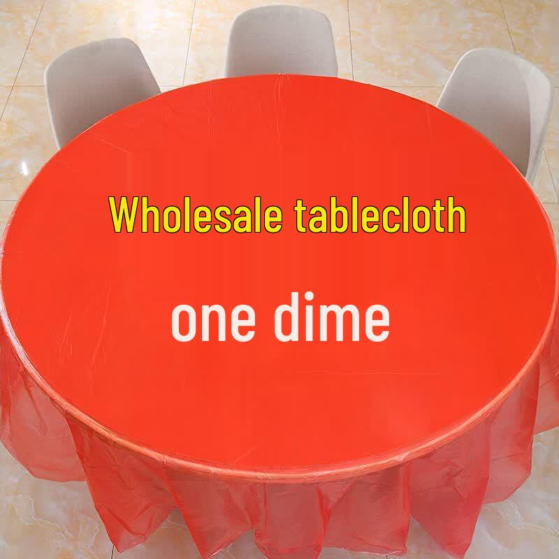 Одноразовая водонепроницаемая пластиковая скатерть ZISIZ