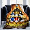 1pc, Donald Duck Family Warmth Blanket, Seasonal Comfort for Your Home Decor, Blanket, Versatile & Cozy for Bedroom, Living Room, Travel, Camping, Car