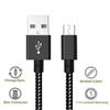 Micro Charger USB Cable Charger Braided Nylon Fast for Samsung Galaxy S7 NMKVS1325