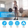 Тренажер для похудения для мужчин и женщин, регулируемый пояс для пота, эффект сауны, сжигание жира, пояс для упражнений на спину