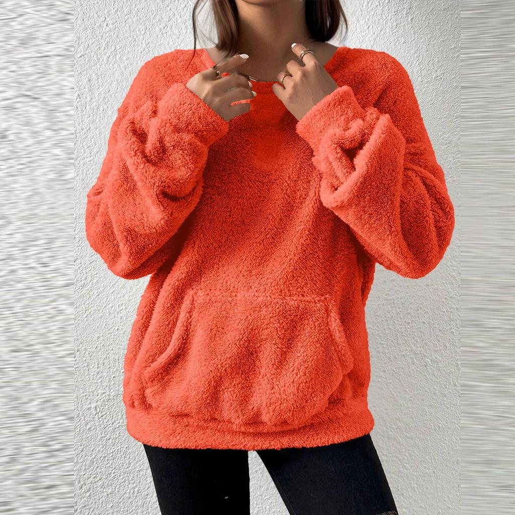 Womens Oversized Hoodies Fleece Sweatshirts Fall Fashion 2025 Pullover Sweaters Winter Clothes
