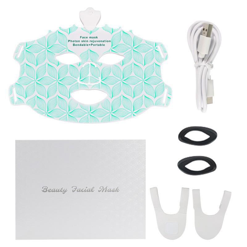 Семицветная светодиодная фотонная маска для омоложения лица - для домашнего использования