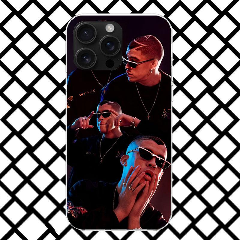 Чехол для телефона Bad Bunny X100pre для iPhone 17 Air 16 16E 15 14 Plus 13 Mini 12 11 Pro Max 7 8 + SE 2020 Мягкий чехол Fundas 11 Pro Ma