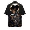 Japanese Warrior Katana Girl Tattoo T-shirt Sexy and Beautiful 3D Printed Top Summer Men Harajuku Round Neck Short Sleeved Clothing