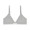 Letter Comfort Breathable Bra Женское нижнее белье Серый QP3128O-P7A