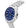 Casio Стандартные аналоговые мужские часы MTP-RS100D-2A из нержавеющей стали с синим циферблатом на солнечных батареях