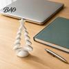 Minimalist Office Desk Ornament Hollow Christmas Tree Statue, 3D Printed Star Topper Ornament, Modern Festive Centerpiece for Home Tabletop