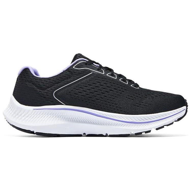 Skechers Go Run Consistent 2.0 Удобные Универсальные Прочные Легкие Низкие Беговые Кроссовки Женская кроссовка Черный Белый 128607-BKLV