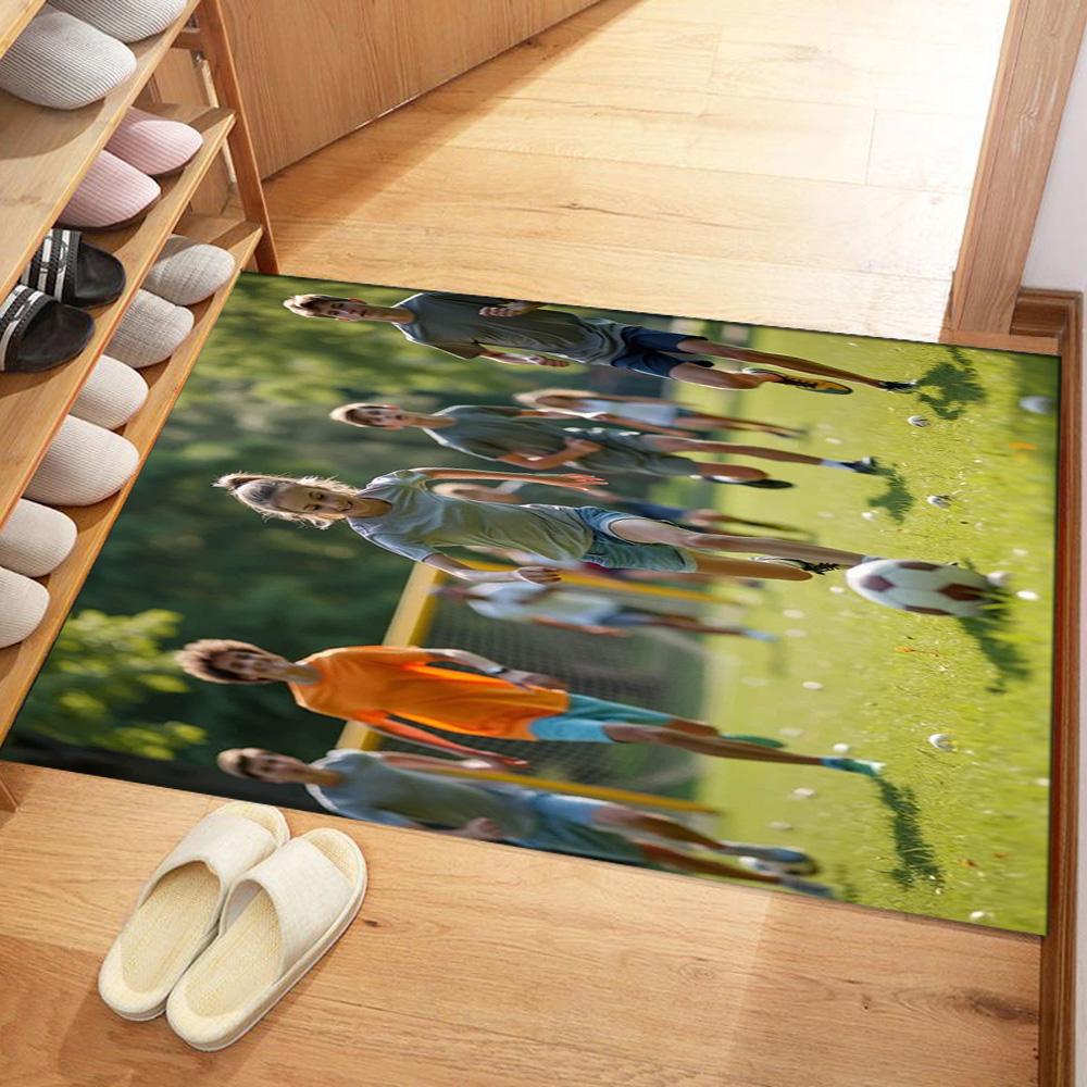 Customize Photo Personalized image Floor Rug Office Rug Design for Playrooms Dining Room Game Room Balcony Anti-slip Rug Office home decor