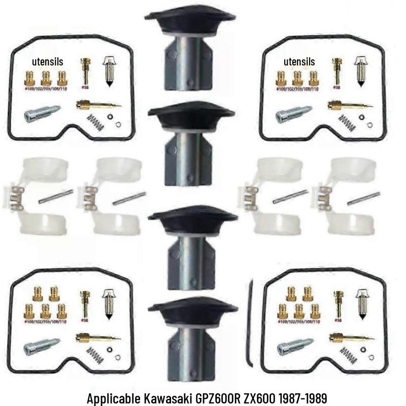 Kawasaki GPZ600R ZX600 Carburetor Repair Kit (1987-1989)