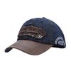 Denim American Retro Baseball Caps Cotton Peaked Cap Simple Tattered Jeans Sun Hat  Men