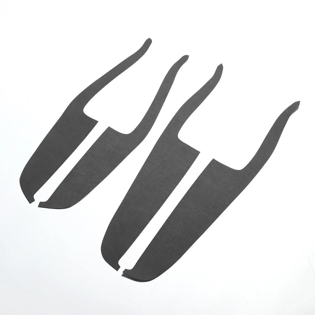 LUCKEASY For Tesla Model 3 Interior Supplies Door Armrest Central Control Instrument Suede Suede Anti-Dirty Pad For Car