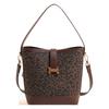 Niche Retro Matte Soft Leather Bucket Bag Women's Bag New High-end Versatile Small Bag Portable Shoulder Messenger Bag