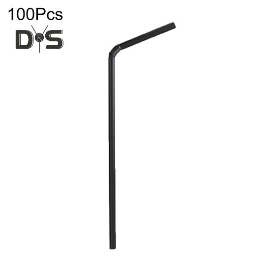 100 шт. гибкие пластиковые трубочки одноразовые питьевые трубочки разных цветов 21 см гибкие полосатые трубочки для сока для вечеринок и мероприятий