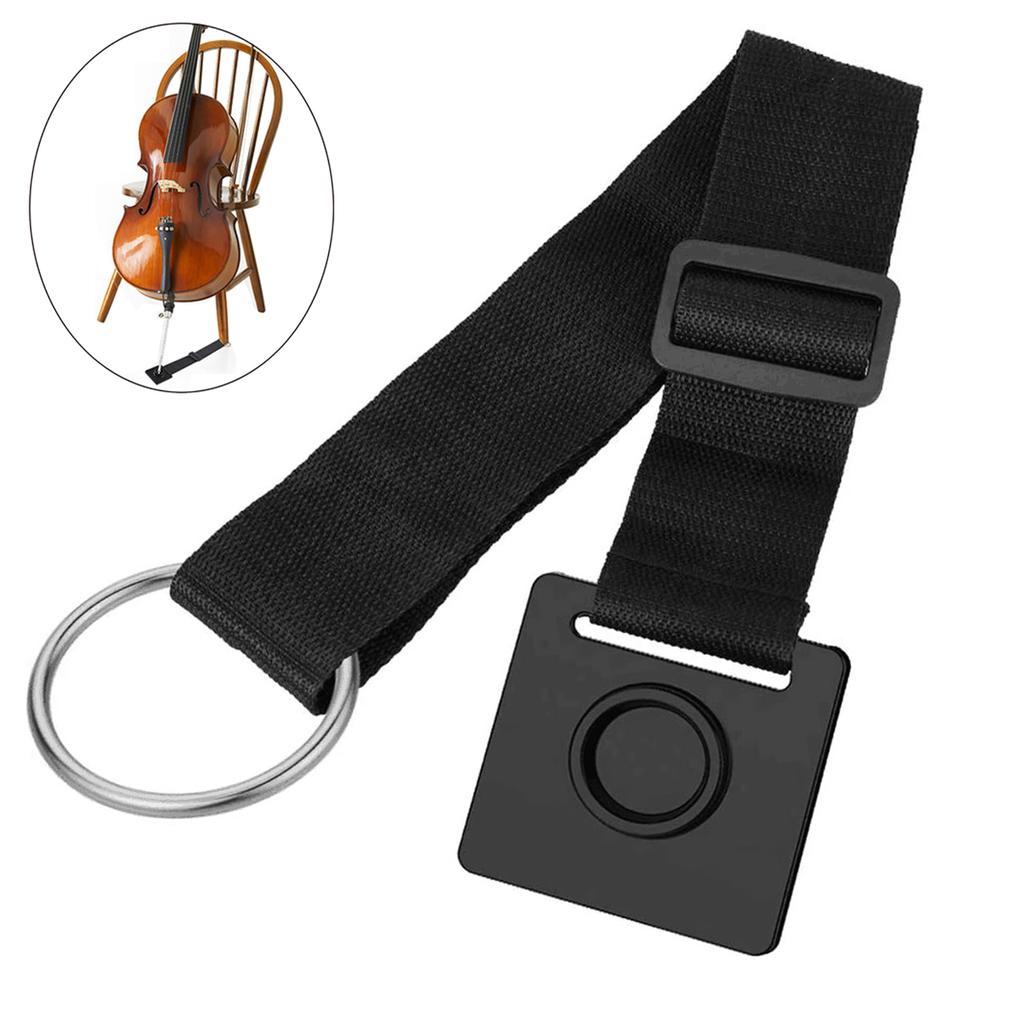 Cello Endpin Anchor Cello Antiskid Device Adjustable Strap Non Slip Stopper Holder Stand with O Ring and Anti Scratch