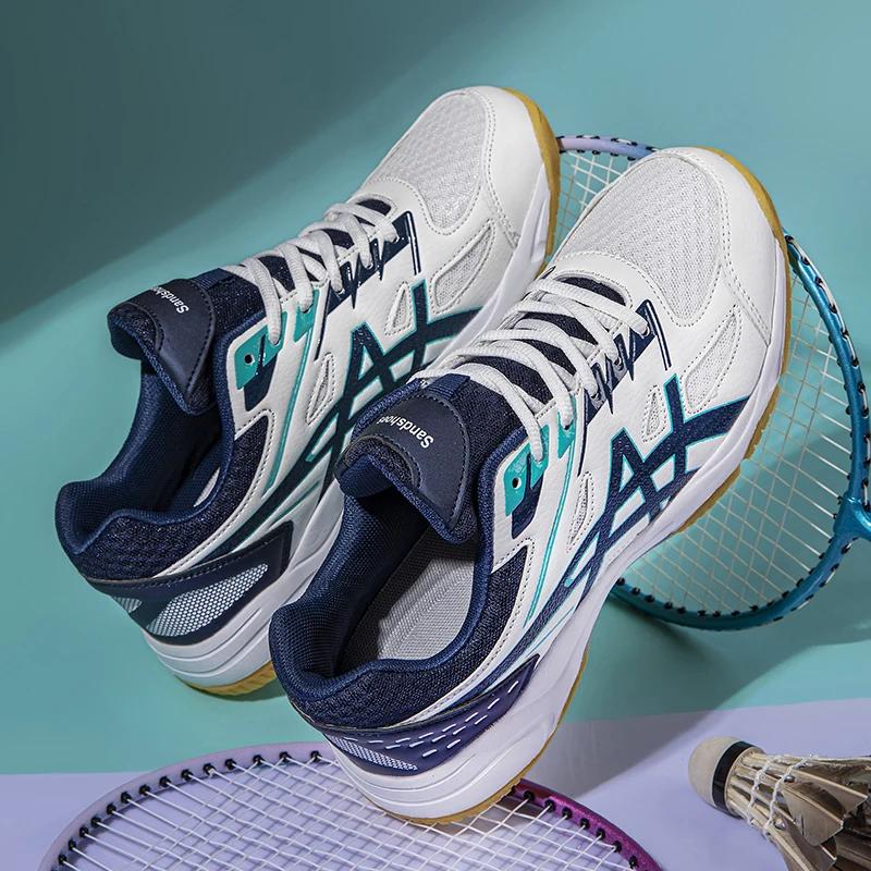 Модные кроссовки для бадминтона для мужчин и женщин, роскошный дизайн, тренировочные сетчатые дышащие плоские теннисные туфли, роскошные дизайнерские мужские кроссовки