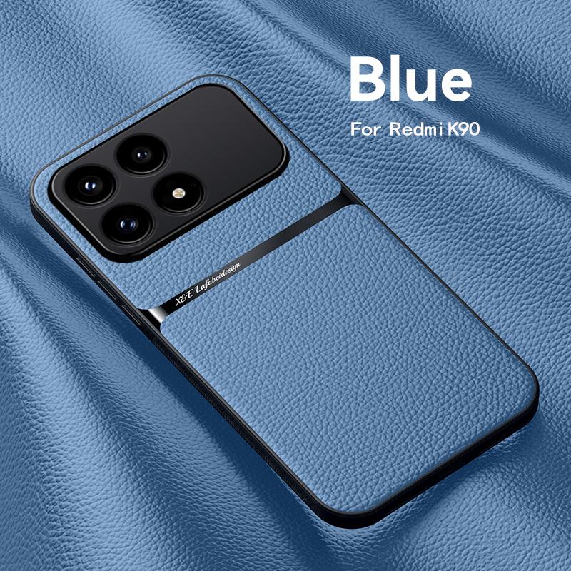 Для Mi Poco X8 X7 X6 F8 F7 F6 M8 M7 Pro F8 F7 Ultra X8Promax C81 C75 C71 Кожаный чехол-накладка с текстурой личи, ультратонкий