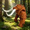 3D Печатная игрушка Мамонт Наземный Суставная Подвижная Симуляция Животного Модель Мамонта Домашний Декор Офисные Украшения Коллекция Мальчика Подарки