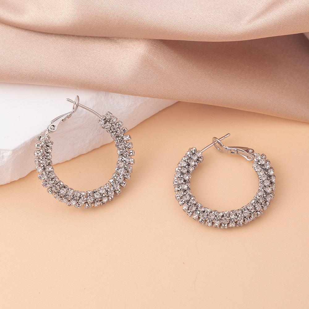 Серьги из серебра 925 пробы, большие, женские, в стиле легкой роскоши: Дизайнерский обруч высокого класса для элегантного стиля