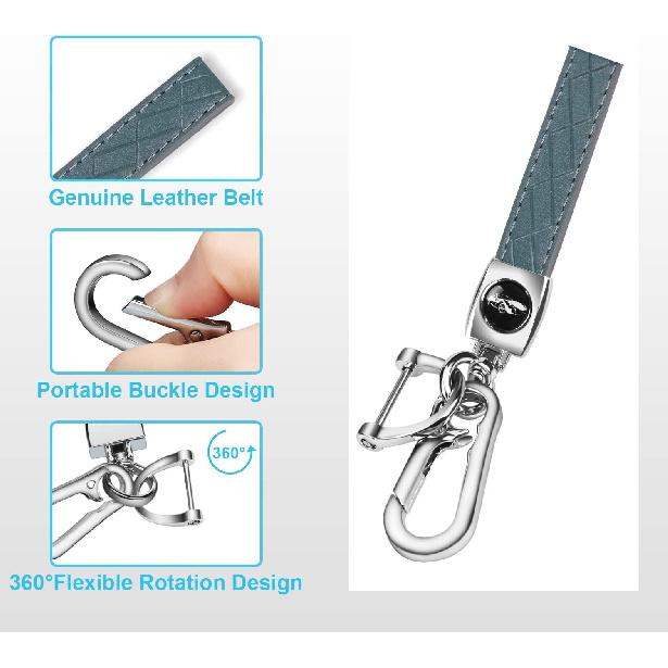 For Ford Key Fob Cover with Keychain, Soft TPU Key Case Shell Full Protection for Ford Explorer Fusion Escape Edge Expedition F150 F250 F350 F450