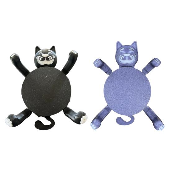 Подставки под стаканы с котами в виде 3D-принтера, термостойкие, водонепроницаемые, защита столешницы, забавные, креативные подставки в форме животных, подставка под чашку