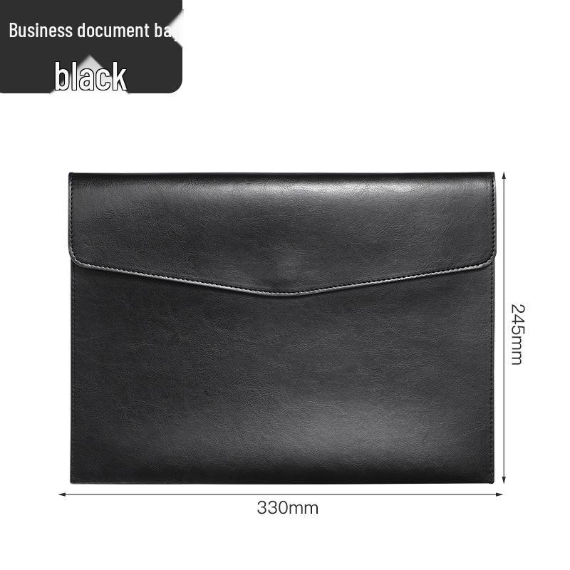 Кожаная папка для документов формата А4: Решение для хранения договоров и протоколов совещаний в бизнес-офисе