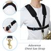 adorence Saxophone Harness Strap, Padded Saxophone Shoulder Strap/Beginner Saxophone Chest Strap - Baritone, Tenor, Alto, and Baritone Saxophone Strap
