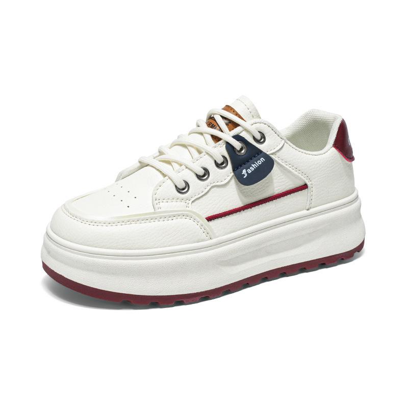 2025 весна женская обувь новые дышащие маленькие белые туфли детские универсальные туфли корейская версия платформа спортивная обувь для отдыха на доске обувь женская