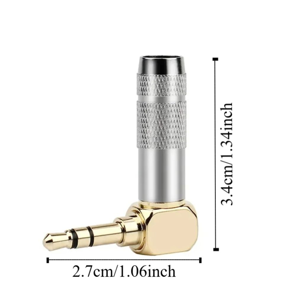 1/8" Jack 3,5 мм Разъем для динамика 3,5 мм 3/4 полюса Адаптер для наушников для наушников/телефона/ПК/ноутбука