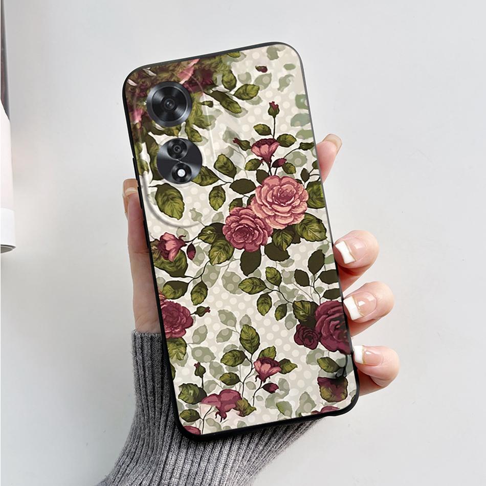 Чехол для Oppo A60 CPH2631 Милый Мультяшный Медведь Лягушка Расписной Ударопрочный Мягкий Задний Чехол для Oppo A60 OppoA60 A 60 4G Силиконовый Бампер
